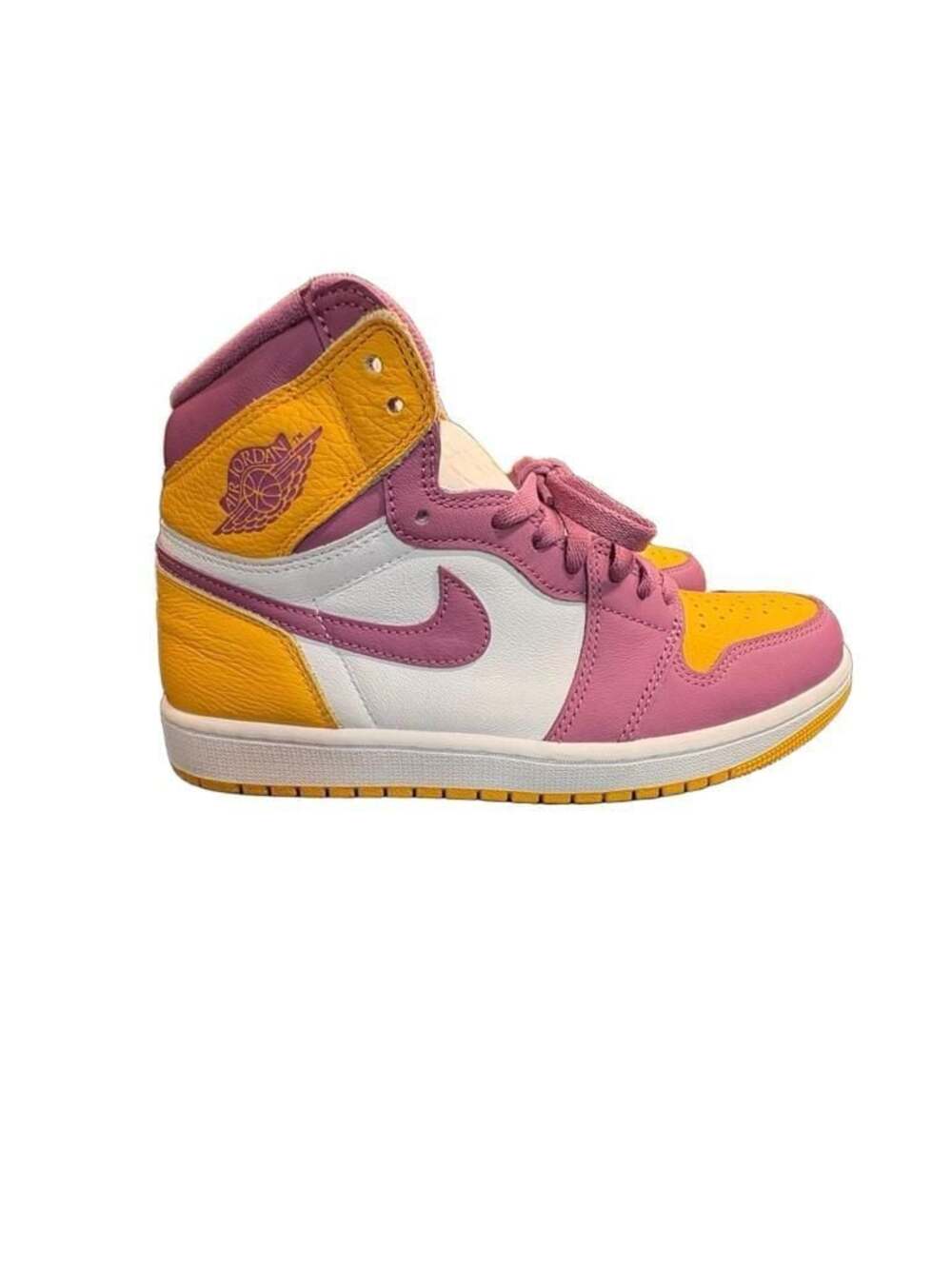 Nike Air Jordan 1 Retro High OG Brotherhood University Gold Light Bordeaux White